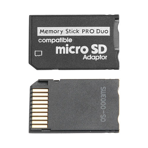 批发TF转MS记忆棒 MICRO SD卡套小卡转接卡相机游戏PSP马甲适配器