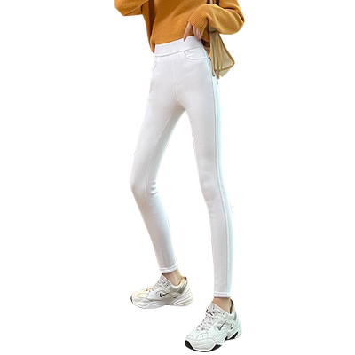 八分秋冬加绒小个子打底裤