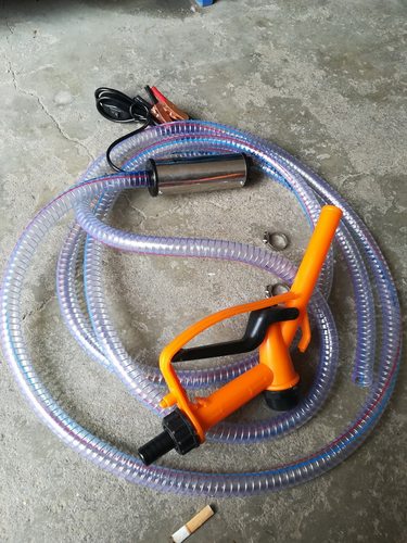加油枪抽油泵电动柴油泵12V24伏加油机组合套装自吸泵水泵油抽子 - 封面