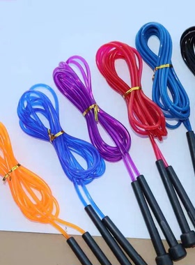 跳绳儿童学生比赛跳绳女性成人健身绳减肥运动燃脂负重可调节绳子