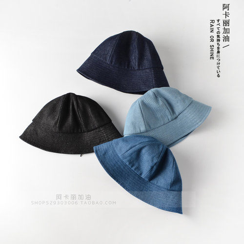 2023韩范！韩版百搭牛仔渔夫帽