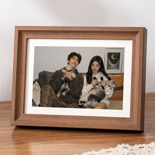 相框摆台洗照片做成相册高级感