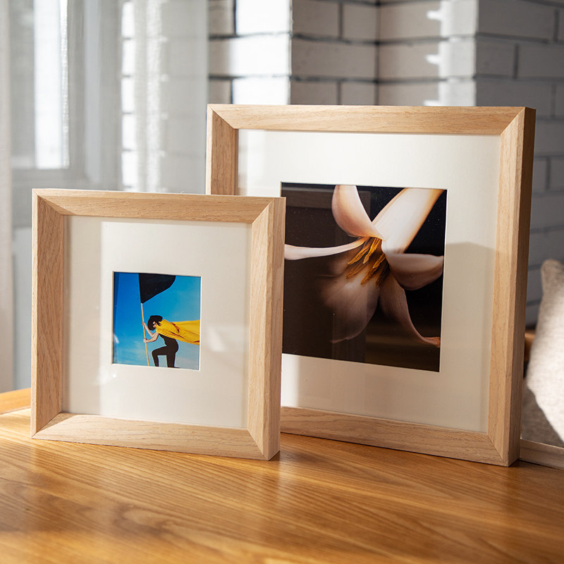 正方形装裱书法任意尺寸外框定制