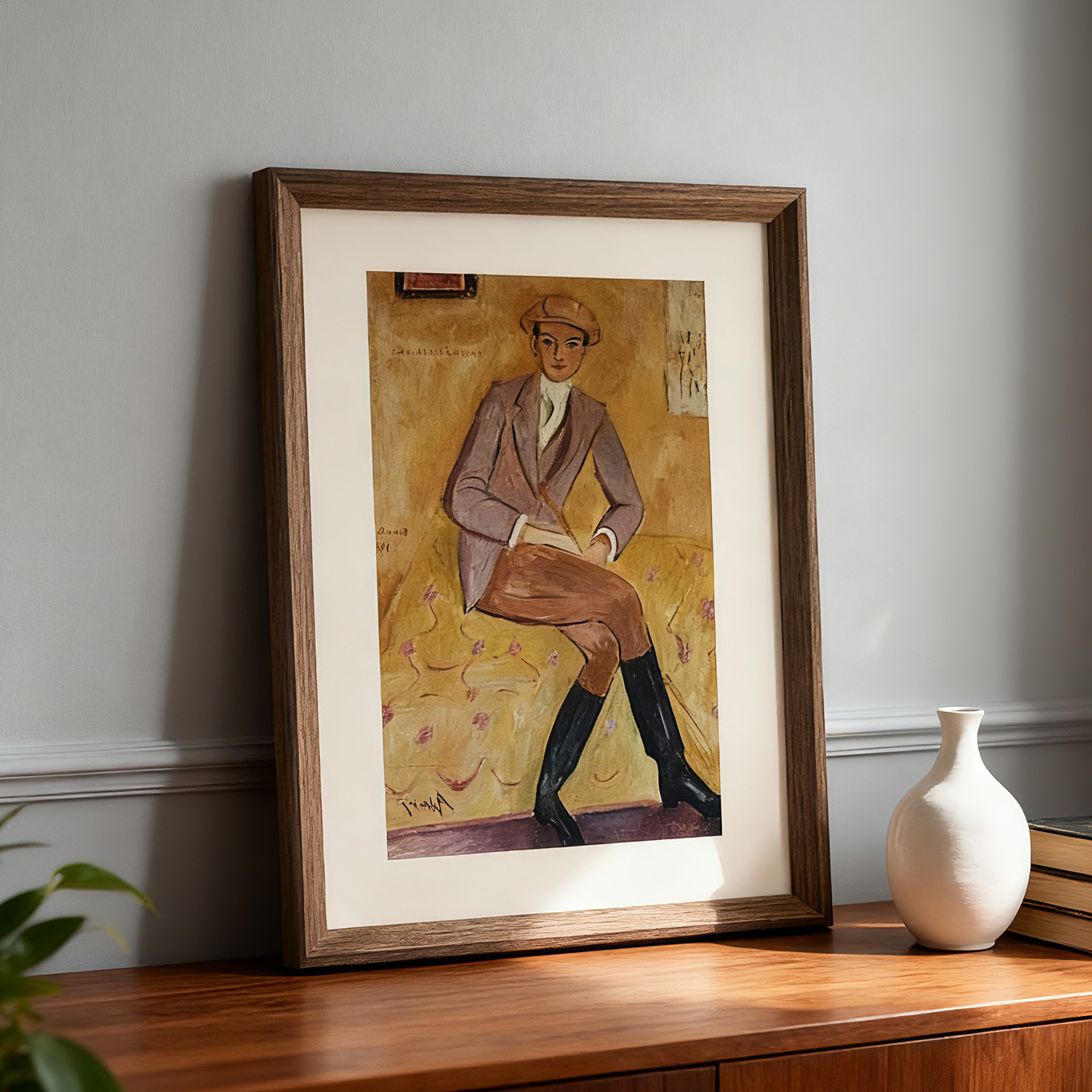 复古实木相框挂墙定制a4画框空框装裱儿童8k油画4K木质框架裱框a3