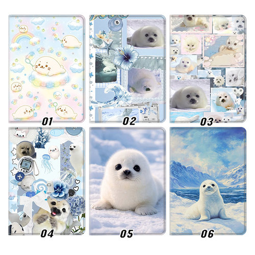 海洋生物 竖琴海豹幼崽 可爱防摔平板保护壳适用iPad Pro M5 Air M4华为MatePad 11.5S小米平板8荣耀