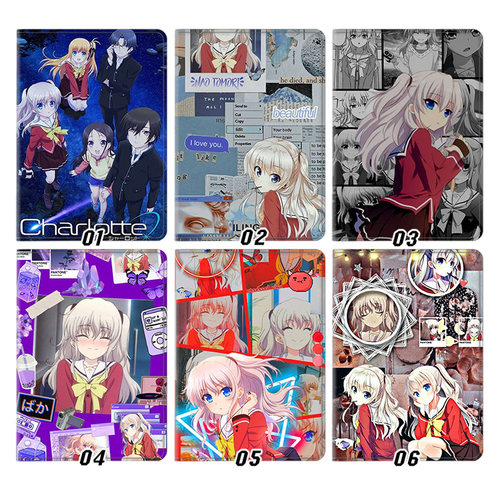 夏洛特 友利奈绪 动漫周边外壳适用ipad10.2软air345第十代保护套matepad11笔槽mini6小米7pro13寸10.9荣耀