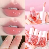 裸色唇部精华镜面水光感唇油叠涂打底唇釉保湿 持久不沾杯滋润秋冬