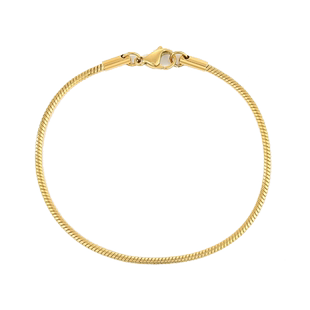 蛇骨手链韩版简约钛钢IPG14K镀金情侣ins极简风时尚圆蛇链手链