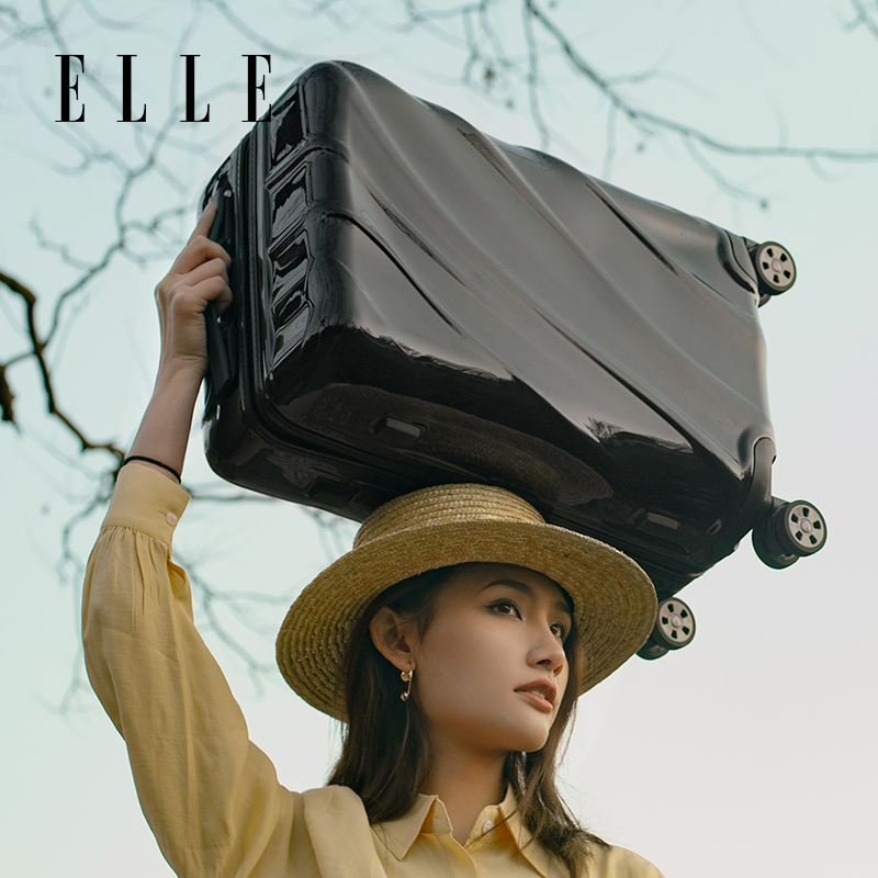 3ELLE拉杆箱女时尚旅行箱万向轮登机箱子行李箱20/24/28寸密码箱