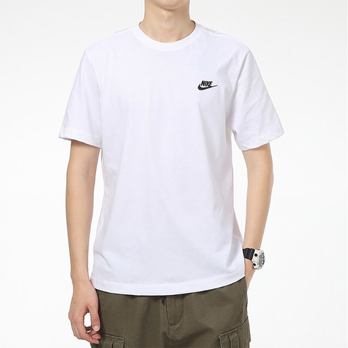 耐克圆领宽松透气休闲运动t恤