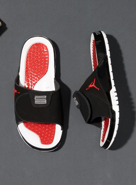 Nike耐克拖鞋男子夏季新款JORDAN魔术贴凉拖一字拖AA1336-006