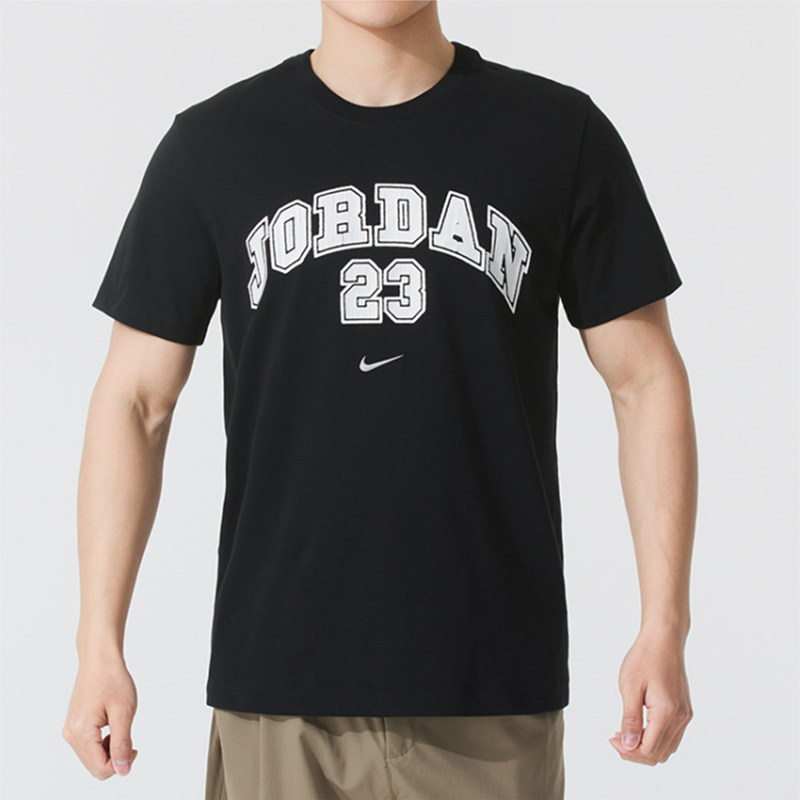 Nike耐克短袖男2025新款 Jordan 圆领印花运动休闲半袖T恤IB7525
