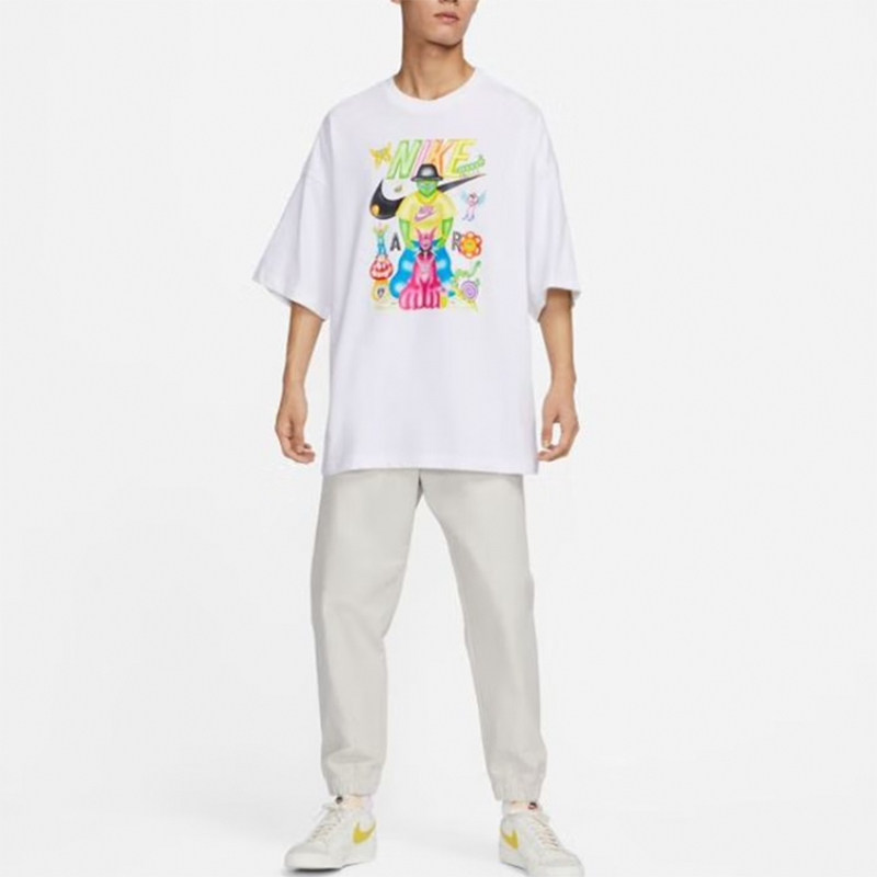 耐克短袖男子印花休闲运动短袖