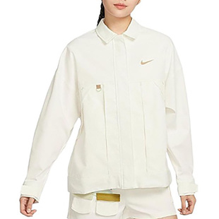 Nike耐克2024秋季 133 女子宽松透气印花运动休闲夹克外套HF6179