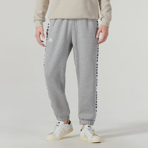 阿迪达斯针织长裤男款运动休闲裤