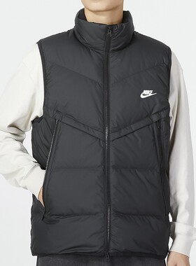 Nike耐克男子冬季新款运动保暖舒适休闲羽绒马甲 DV1136-010