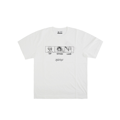 Kappa卡帕男女同款短袖夏季圆领印花海贼王联名T恤K0BX2TD11D-001