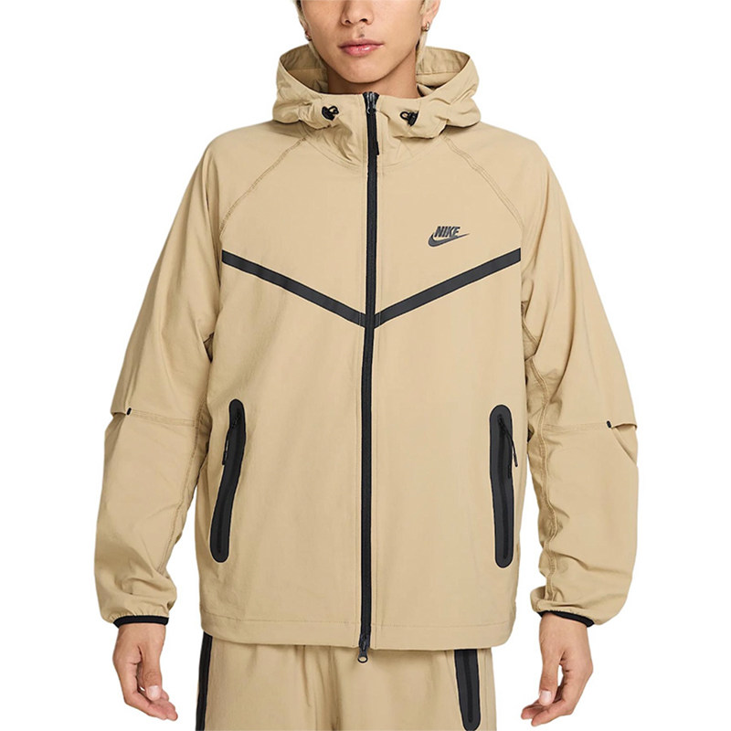Nike耐克男子2025春季新款梭织户外训练连帽夹克外套HM7152-297
