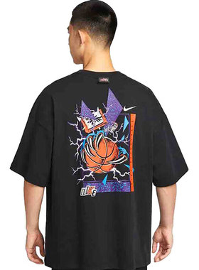 Nike耐克短袖男2025夏季新款宽松时尚印花运动休闲T恤IH9269-010