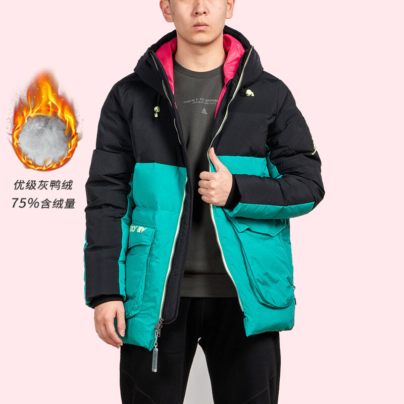 Nike耐克保暖防风连帽男羽绒服