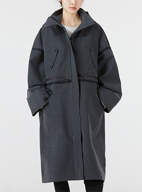Nike耐克TECH PACK秋季女子舒适连帽长款夹克风衣外套DM6167-032