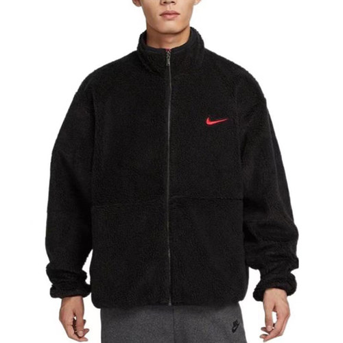 耐克男子立领双面穿休闲保暖外套