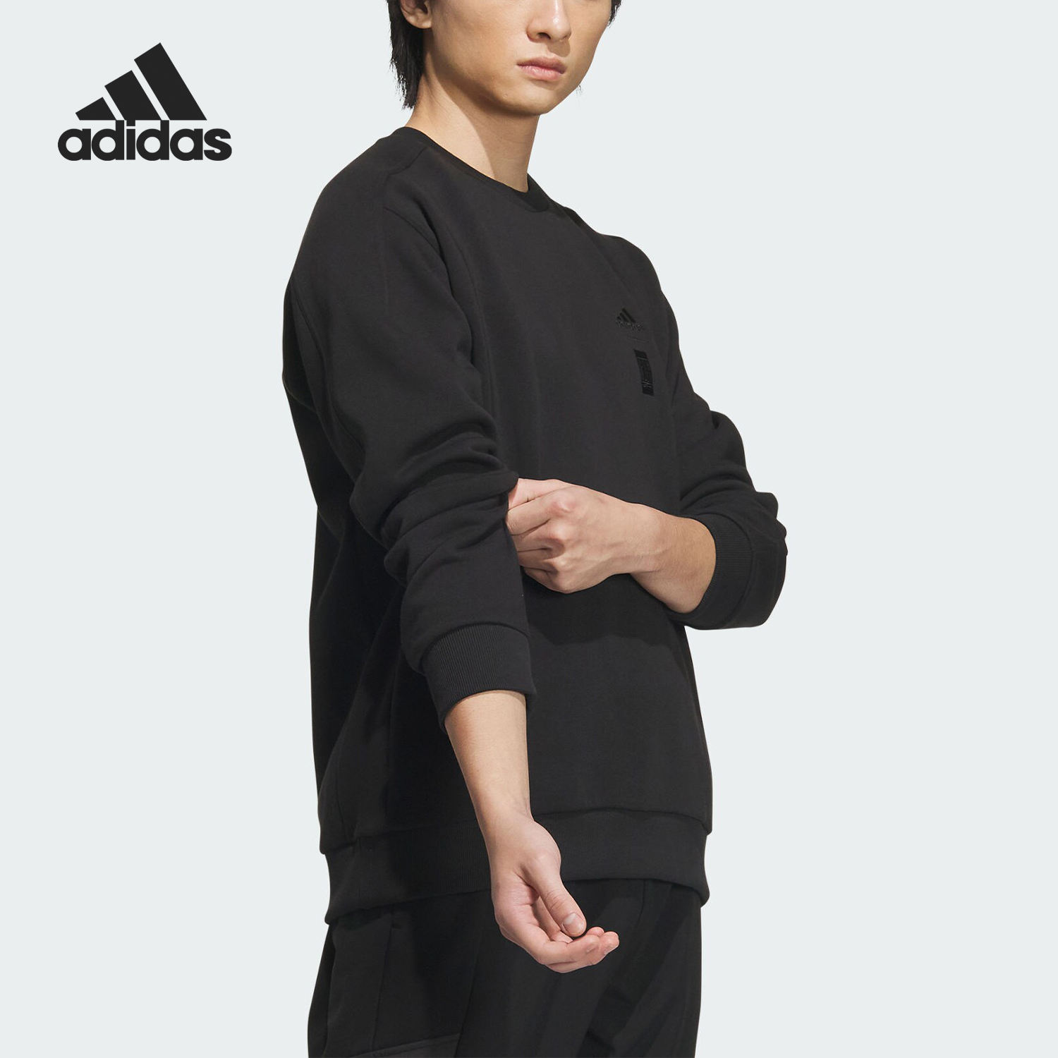 Adidas/阿迪达斯WJ MH SWT 武极系列男士圆领卫衣IX4292