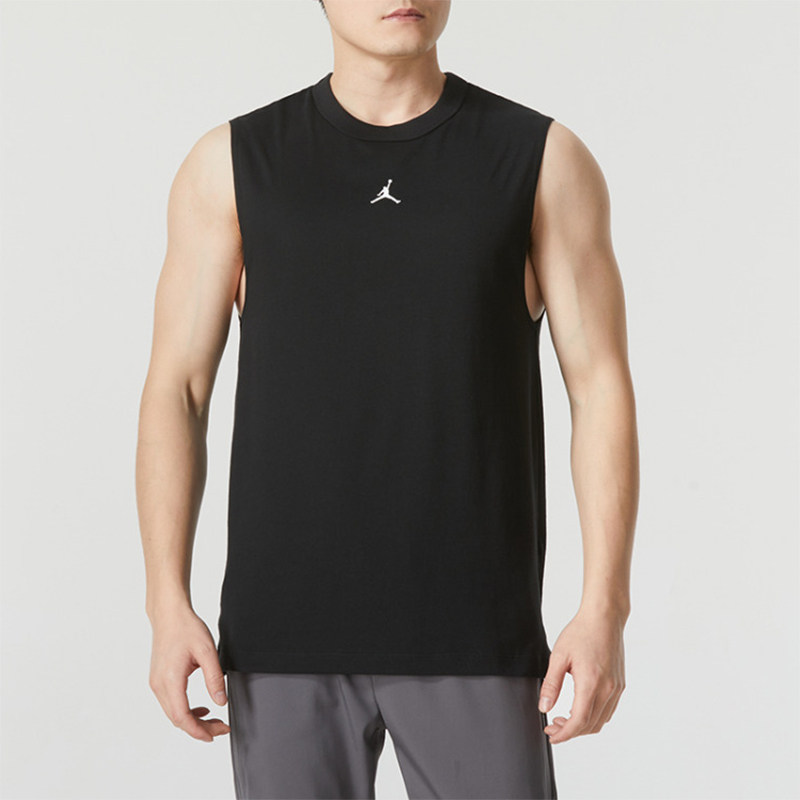 Nike耐克无袖T恤男夏季 Jordan 透气速干休闲运动短袖FN5857-010
