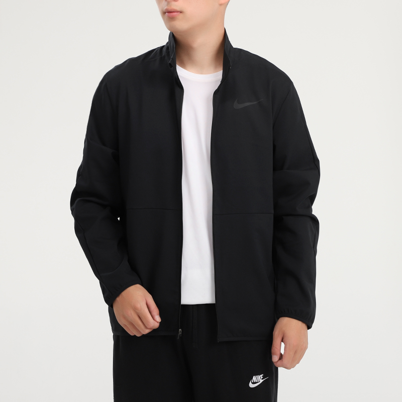 Nike耐克外套男装秋季新款黑色运动休闲立领夹克防风衣CU4954-010