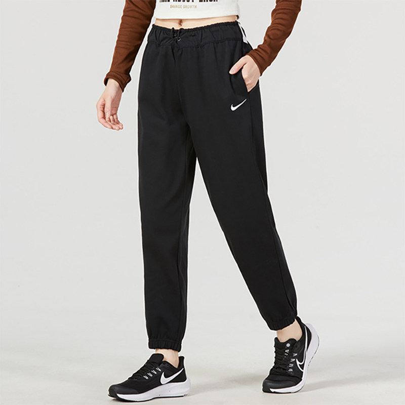 Nike耐克女裤夏季新款运动针织透气收口宽松束脚长裤DM6420-010