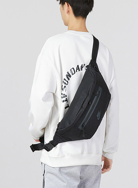 Nike耐克男女新款运动休闲时尚简约大容量斜跨单肩包DN2556-010