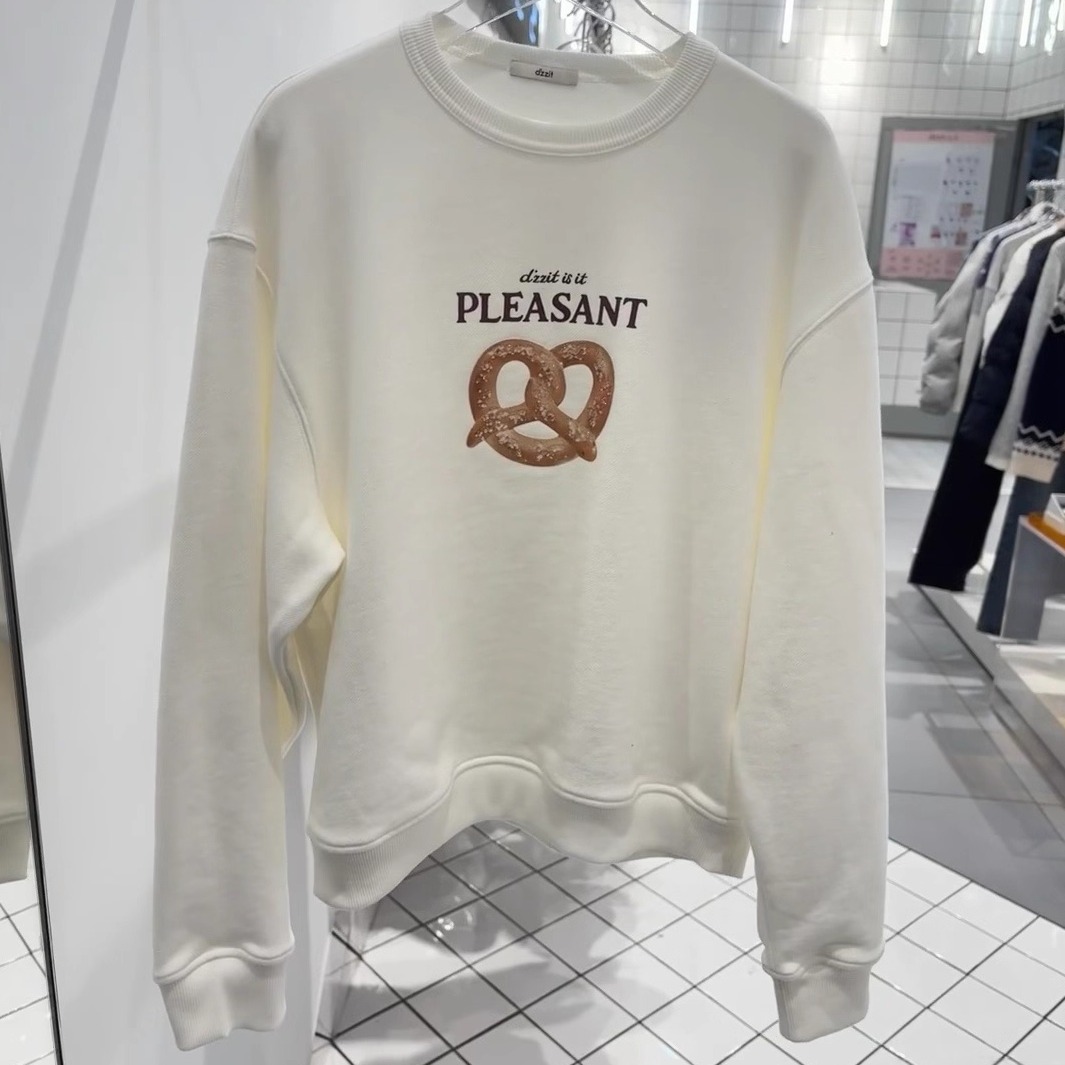3J1J104吊牌1090小地素dzzit专柜正品2025春女士套头卫衣