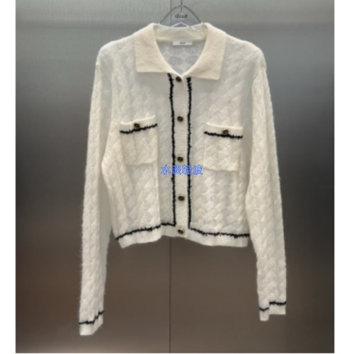 3I3E542吊牌1290小地素dzzit专柜正品2024秋女士针织开衫火