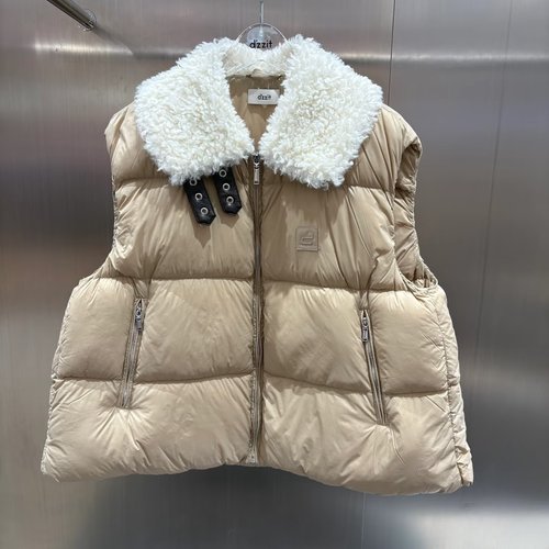 3J4K103吊牌1995小地素dzzit专柜正品2025冬三波女士羽绒马甲