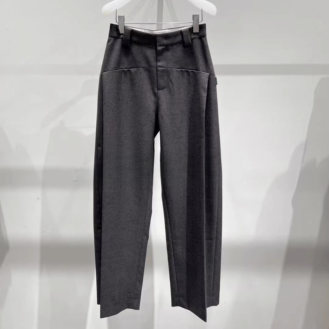 2I4Q413吊牌1899大地素DAZZLE专柜正品2024冬女士精纺结构长裤火