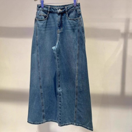 2J2R805吊牌1299大地素DAZZLE专柜正品2025夏女牛仔阔腿裤