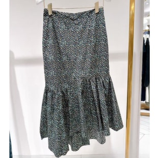 2J3S429吊牌1199大地素DAZZLE专柜正品 2025秋女长裙