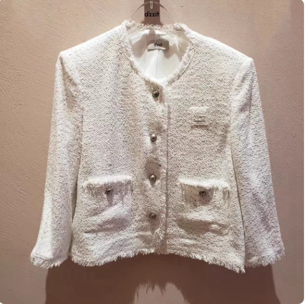 3J1F421吊牌1590小地素dzzit专柜正品2025春女士外套