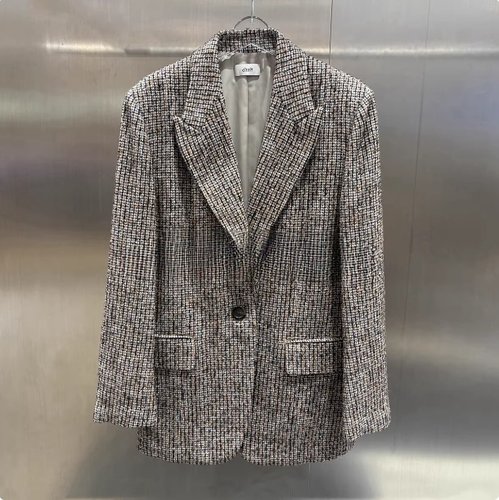 3J3F501吊牌2190小地素dzzit专柜正品2025秋五波女士西装外套