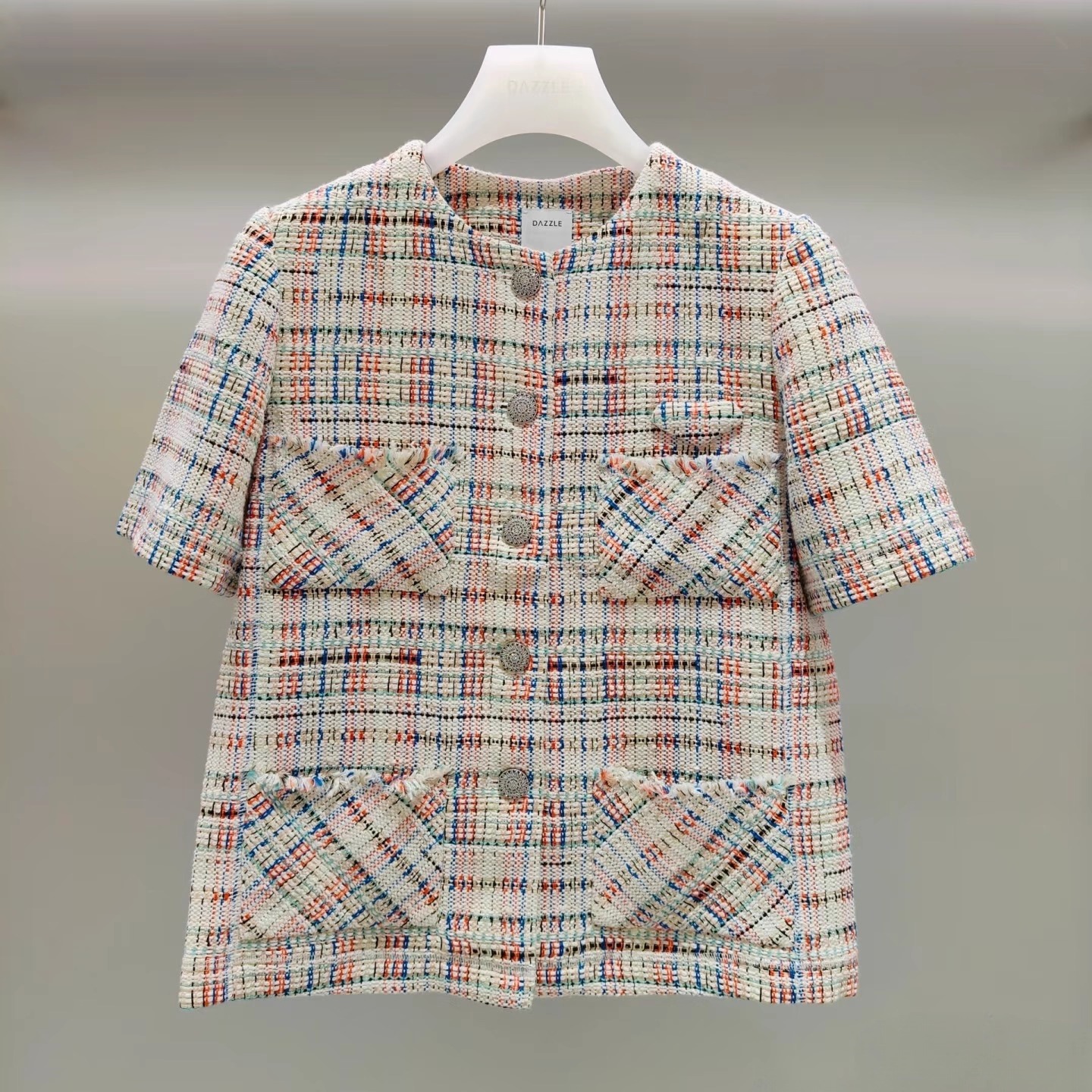 2J2F405吊牌2599大地素DAZZLE专柜正品2025夏女夹克