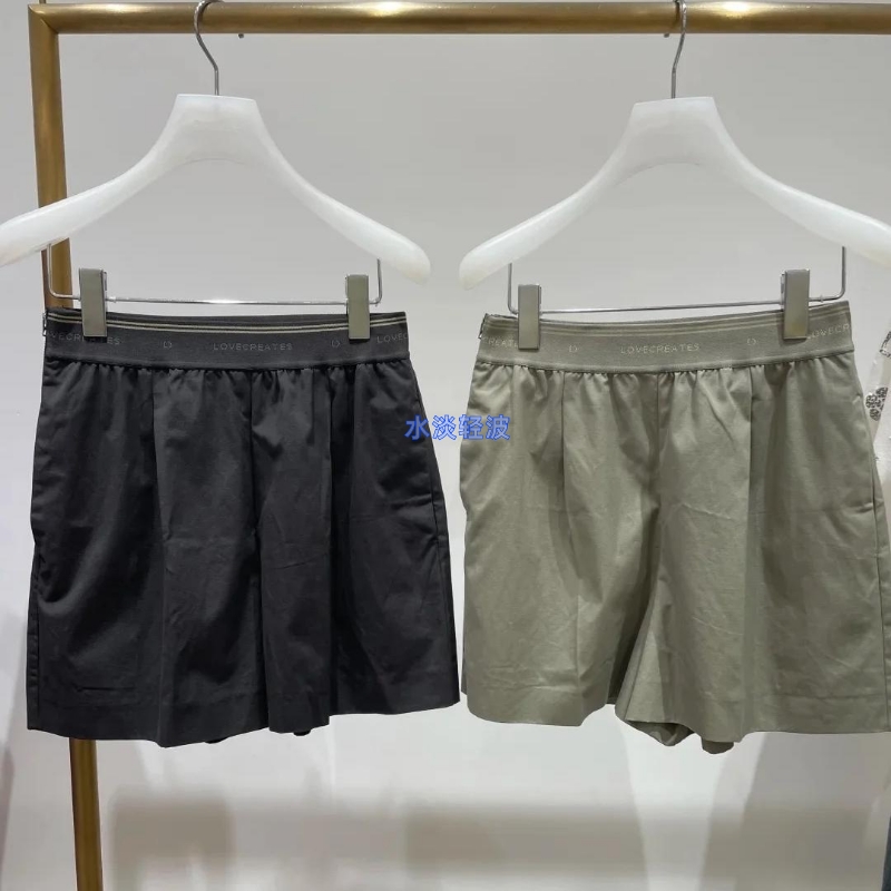 2I2Q115吊牌1099大地素DAZZLE专柜正品2024夏女士西装短裤火