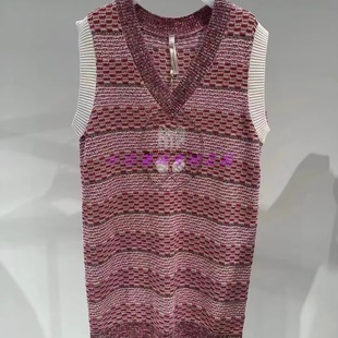 连衣裙 2024夏女士无袖 1I2E601吊牌4390元 D高地素专柜正品