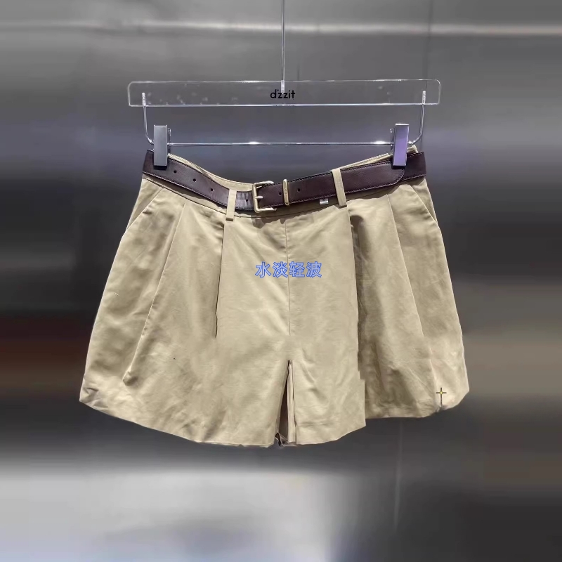 3I3Q136吊牌965小地素dzzit专柜正品2024秋女士百褶裙裤火