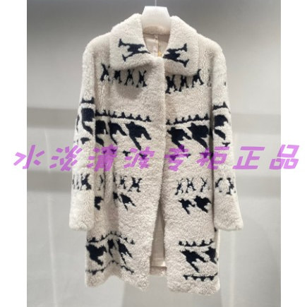 1H4M501吊牌28990元D高地素专柜正品2023冬女士皮草