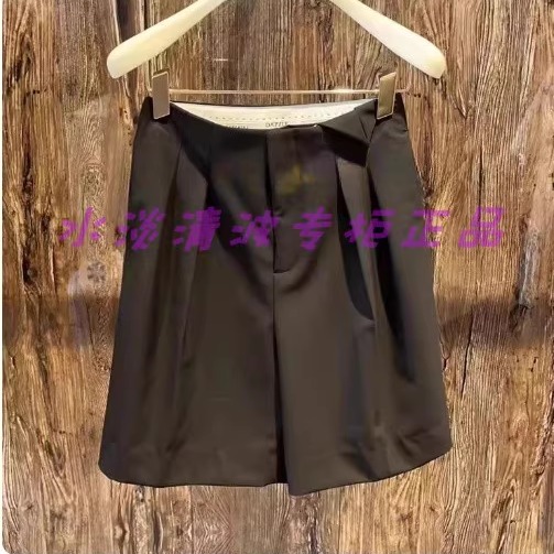 2E3Q160吊牌1399大地素DAZZLE专柜正品2022秋女士短裤百搭休闲裤