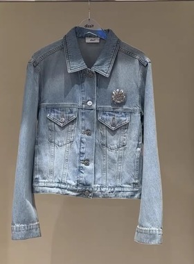3J3RD07吊牌1790小地素dzzit专柜正品2025秋四波女士牛仔外套