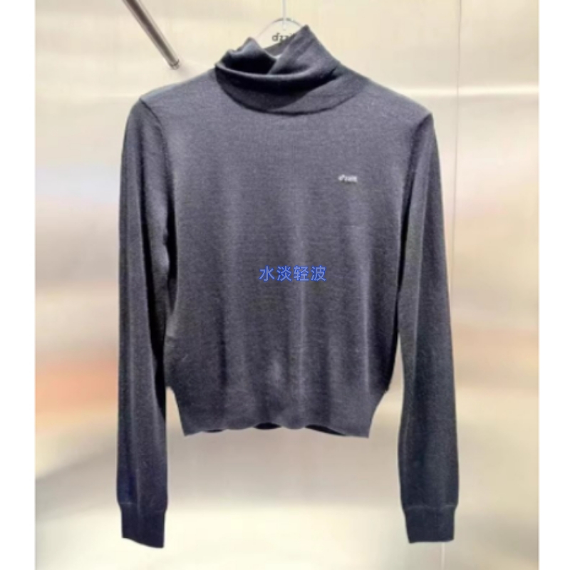 3I4E415吊牌935小地素dzzit专柜正品2024冬女士针织套头衫火