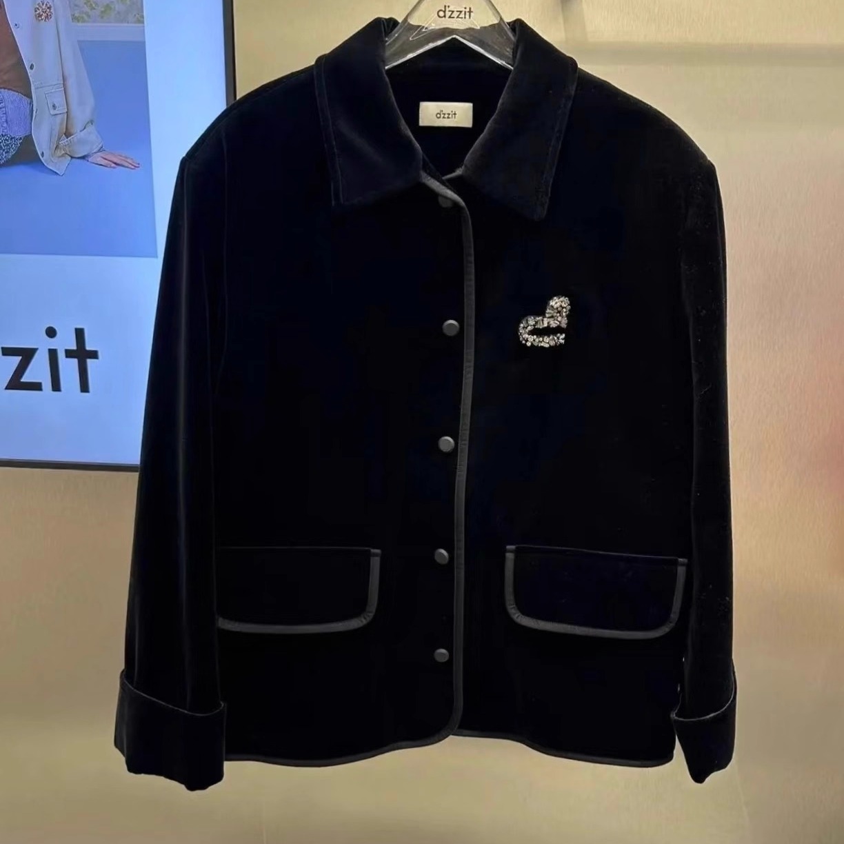 3J1F502吊牌2090小地素dzzit专柜正品2025春女士西装