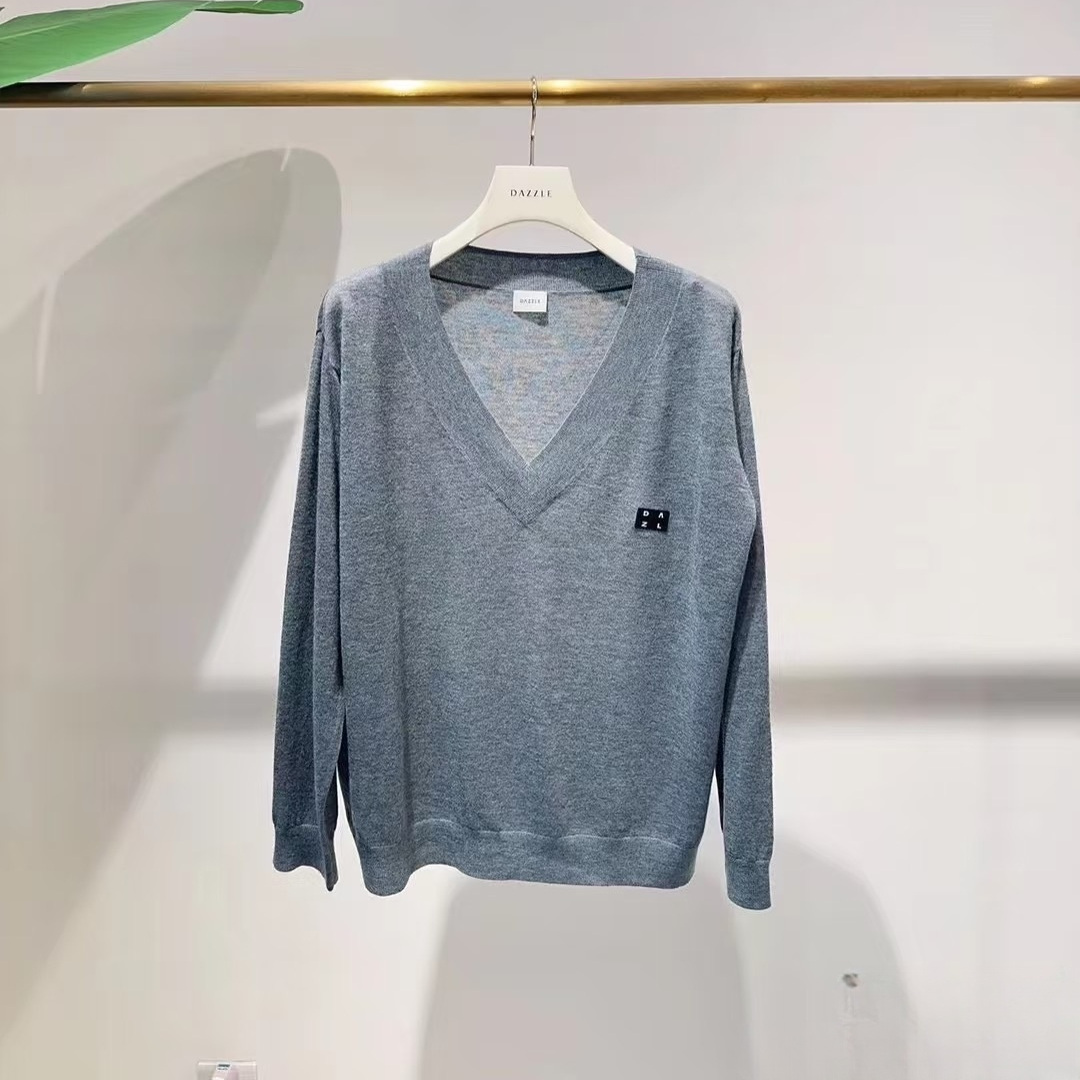 2I3E453吊牌1899大地素DAZZLE专柜正品2024秋女士毛织长袖