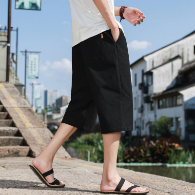 纯棉大裤衩七分裤过膝休闲